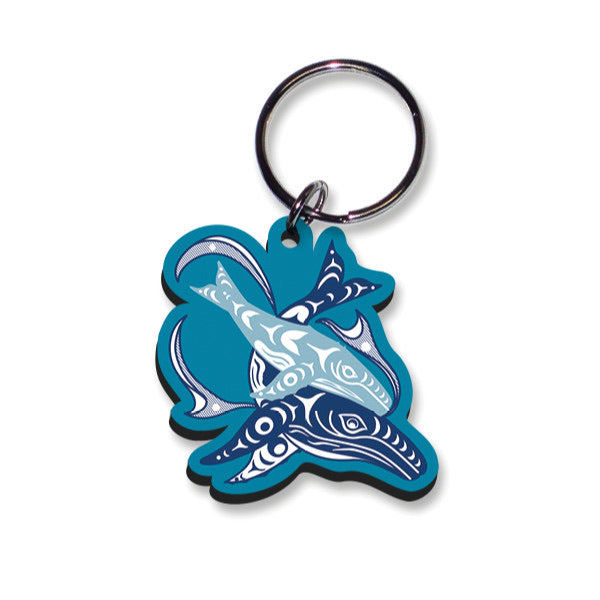 Keychain - Acrylic - Humpback Whales