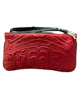 Wristlet - Deerskin - Bear - Red