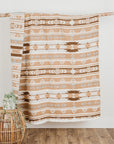 Blanket - Wool Blend - Eco-friendly - Sand - Reversible