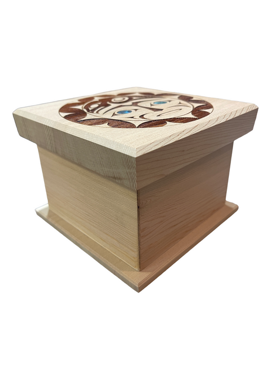 Bentwood Box - Raven and the Sun - Small