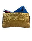 Wristlet - Deerskin - Bear - Yellow