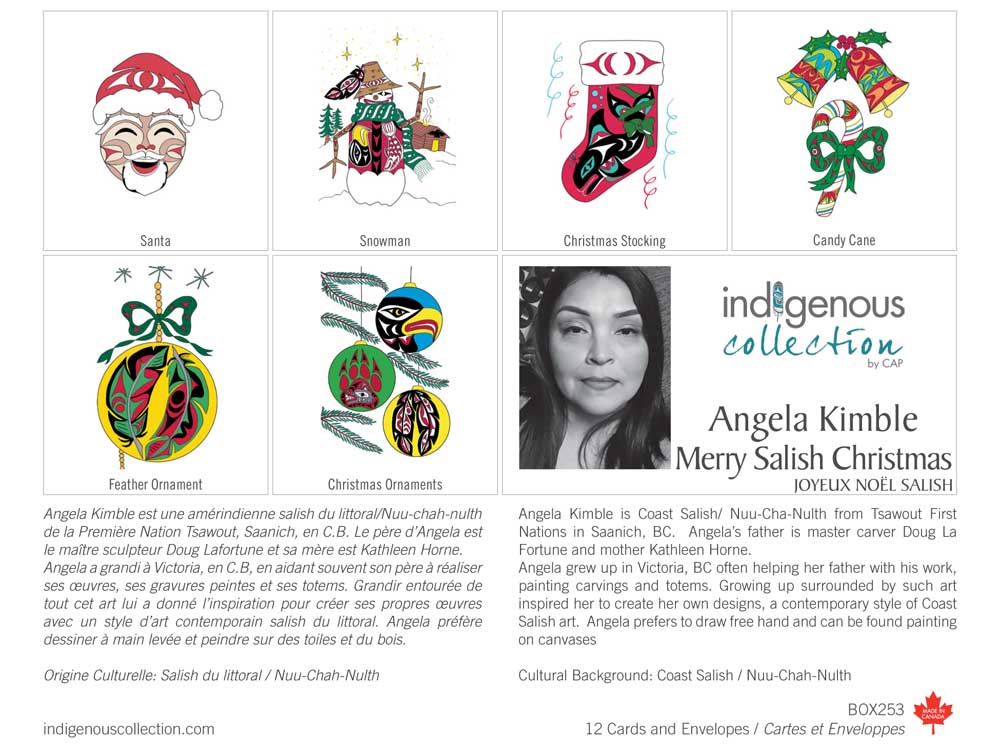 Box of Cards - Angela Kimble - Merry Salish Christmas