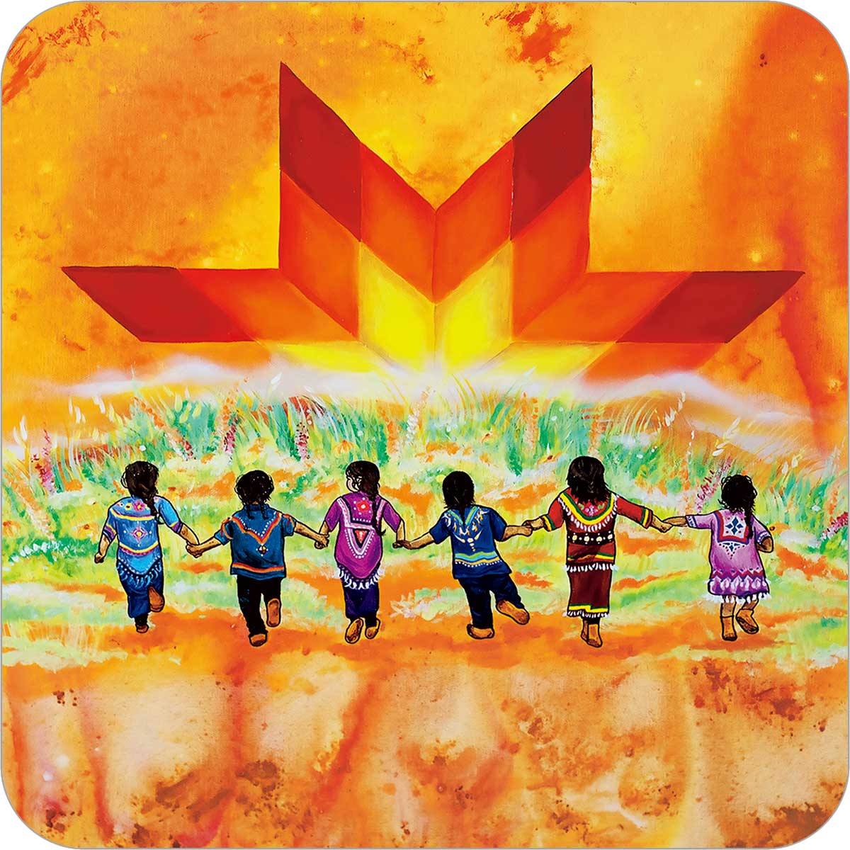 Coasters - Cork - Set of 4 - Always in Our Hearts