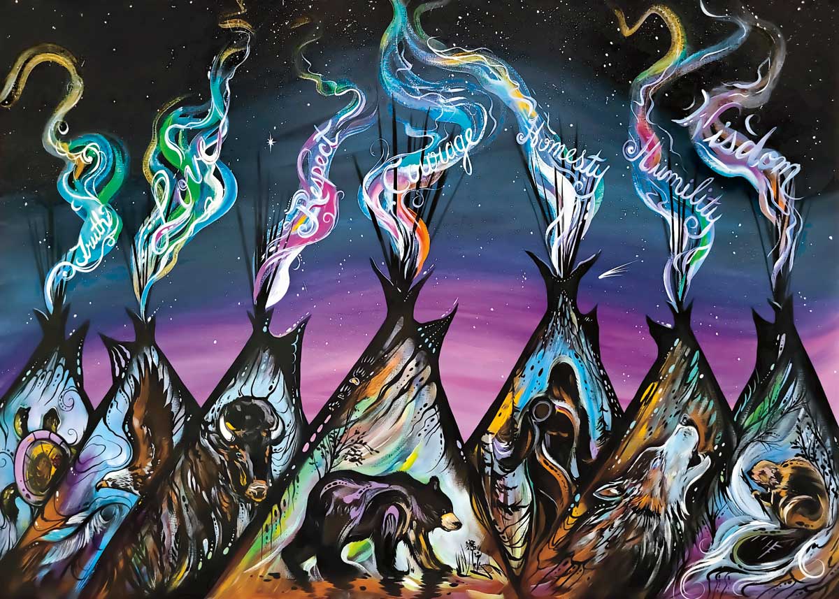 Card - Joseph -Seven Sacred Tipis - 6x9