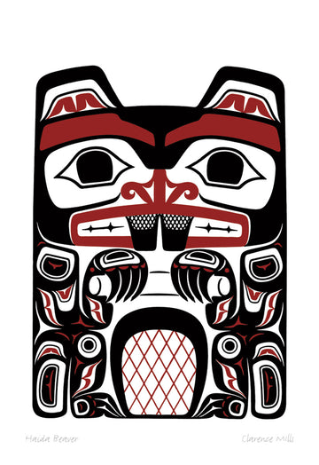 Card - Haida Beaver - 6x9