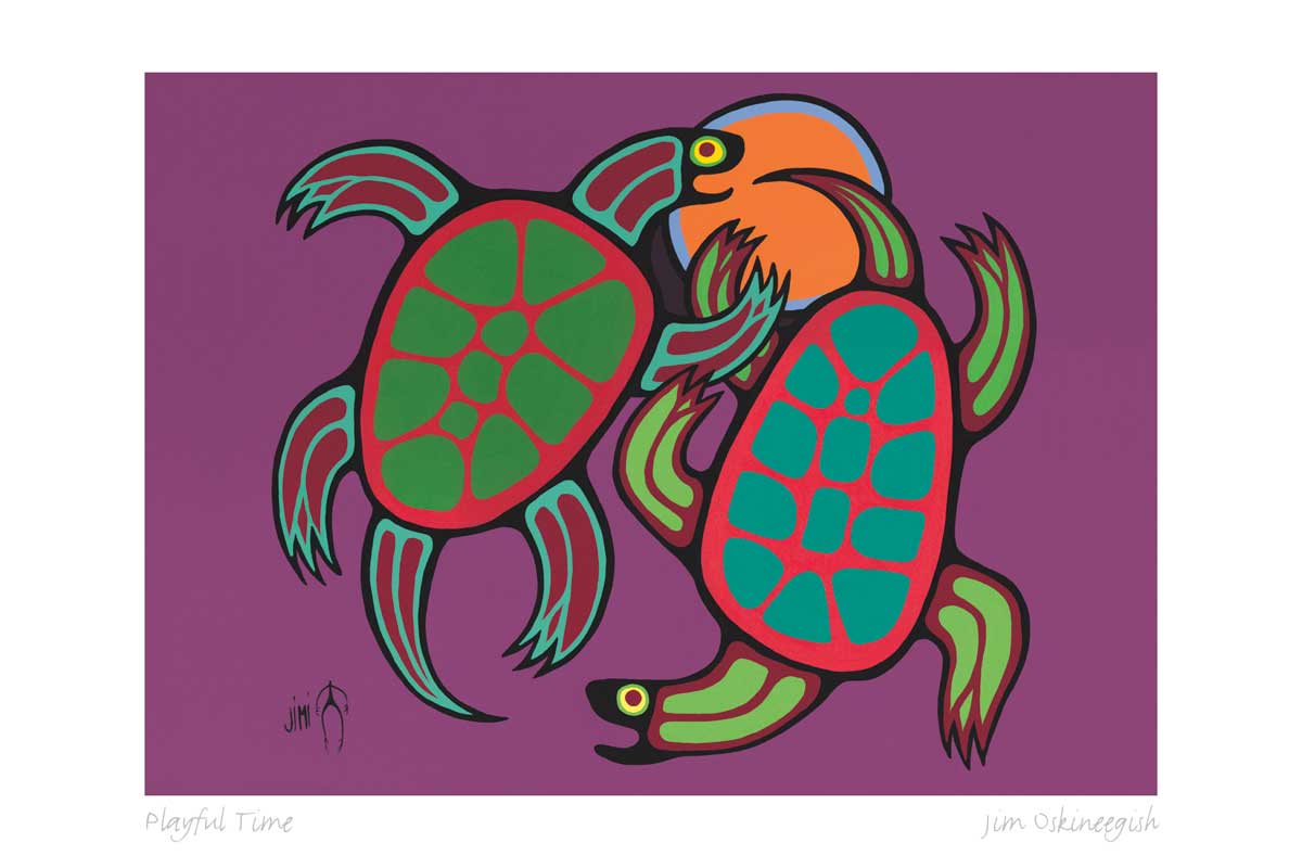 Card - Oskineegish - Playful Time - 6x9