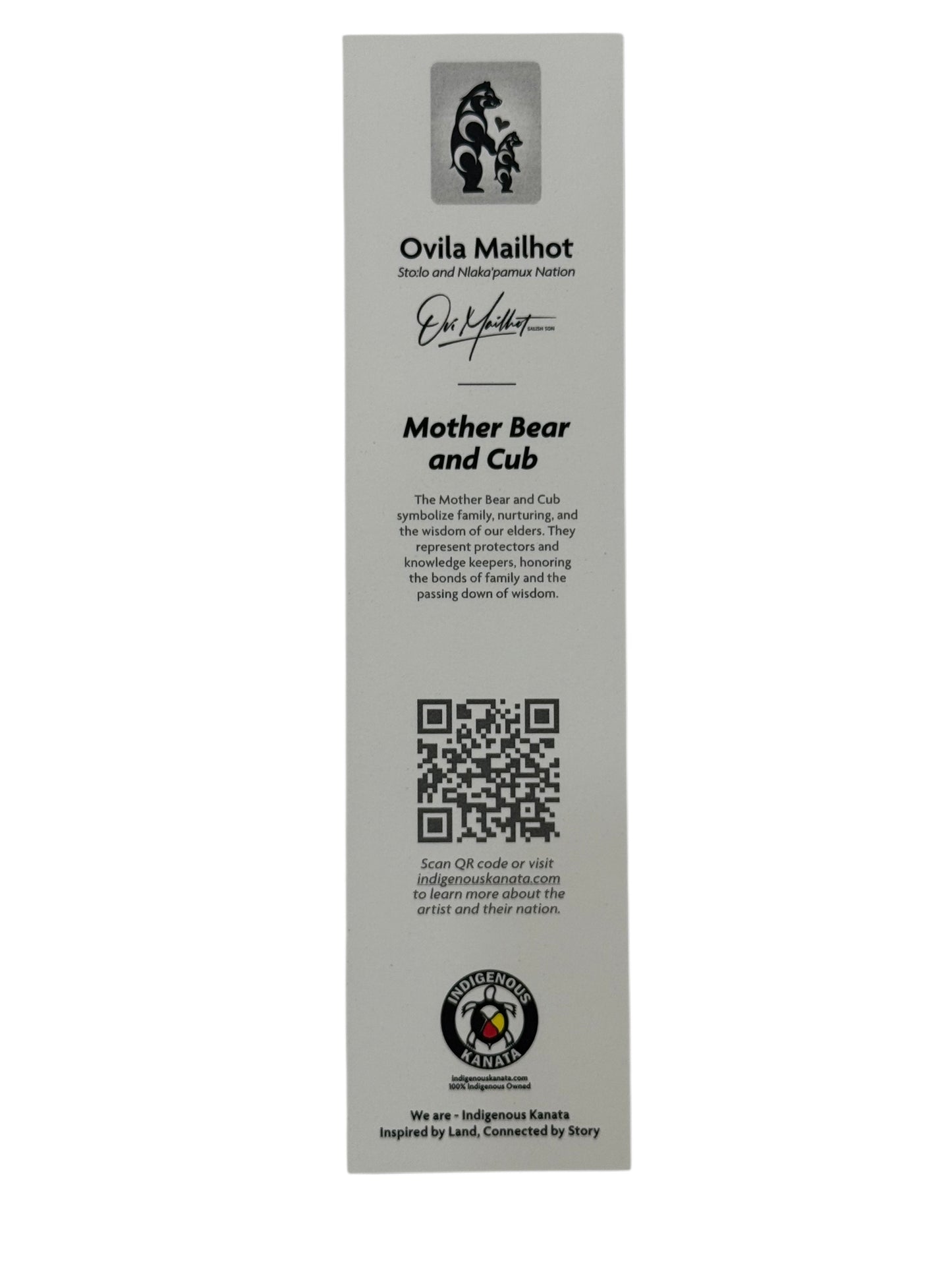 Bookmark - Mother Bear and Cub