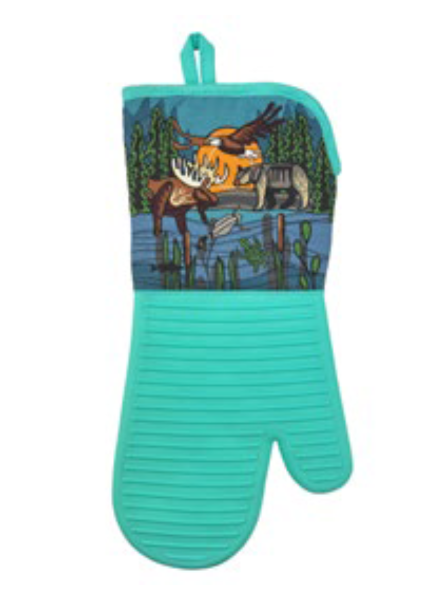 Silicone Oven Mitt - All My Relatives (Indinawemaaganidag)