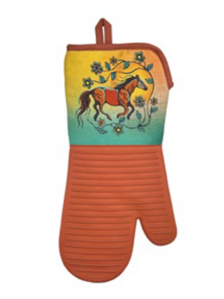 Silicone Oven Mitt - Horse (Bebezhigooganzhii)