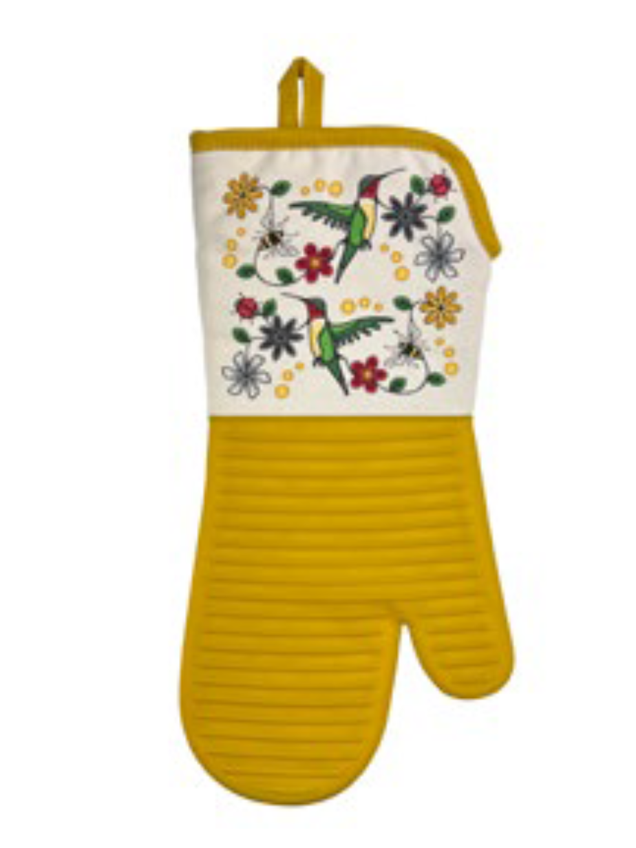 Silicone Oven Mitt - Hummingbird (Nenookaasi)