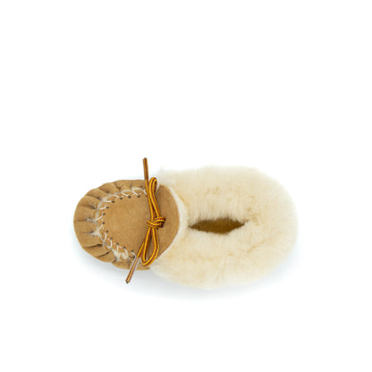 Moccasins - Infant - Sheepskin - Ohtsi'ra' (cloud)