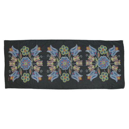 Scarf - Poly - Silver Threads