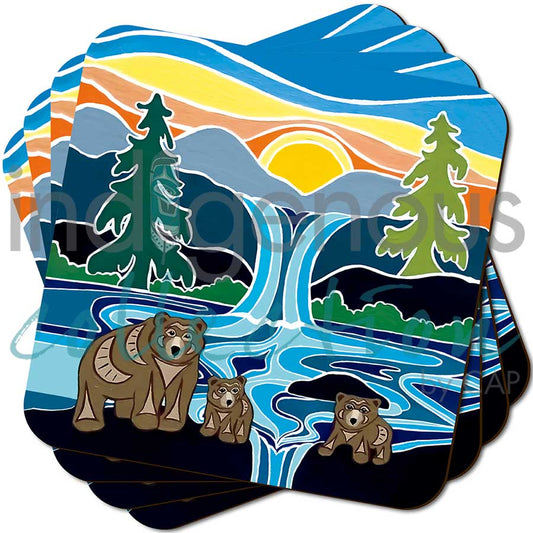 Coasters - Cork - Set of 4 - One Last Swim