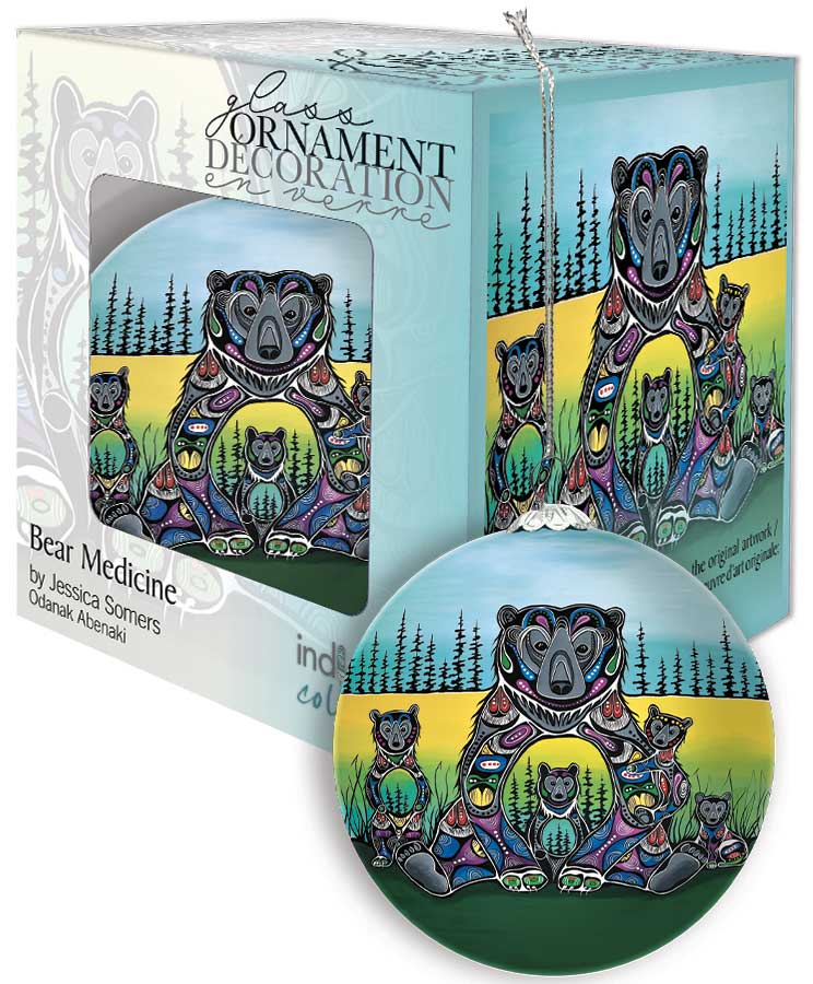 Ornament - Glass - Bear Medicine