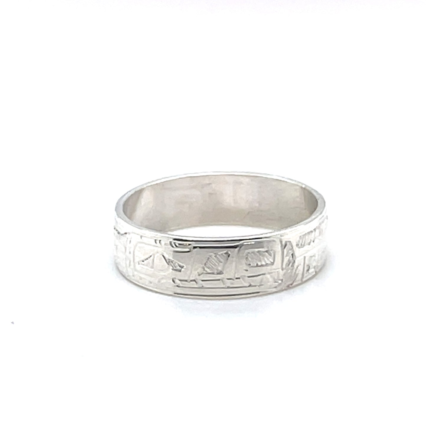 Ring - Sterling Silver - 1/4" - Wolf