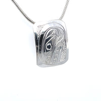 Pendant - Sterling Silver - Rectangle - Orca