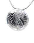 Pendant - Sterling Silver - Round - Bear