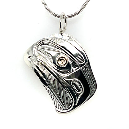 Pendant - Gold & Silver - Cutout - Eagle