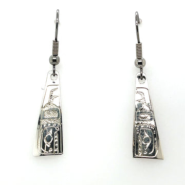 Earrings - Sterling Silver - Triangle - Mini - Orca