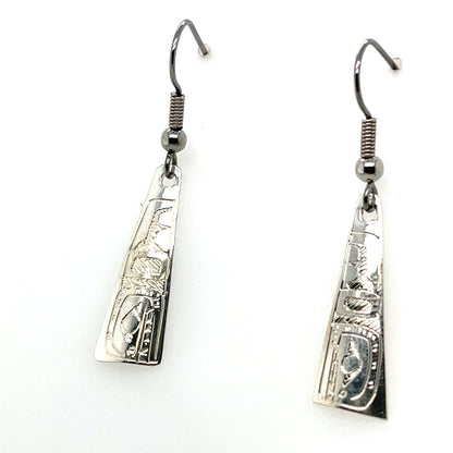 Earrings - Sterling Silver - Triangle - Mini - Orca