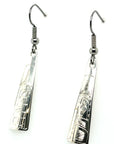 Earrings - Sterling Silver - Triangle - Wolf