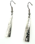 Earrings - Sterling Silver - Triangle - Bear