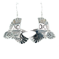 Earrings - Sterling Silver - Woodpecker