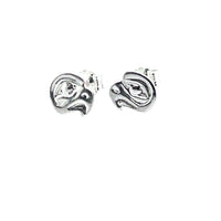 Earrings - Sterling Silver - Studs - Tiny - Cutout - Eagle