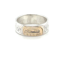 Ring - Gold & Silver - 1/4" - Orca - Size 6