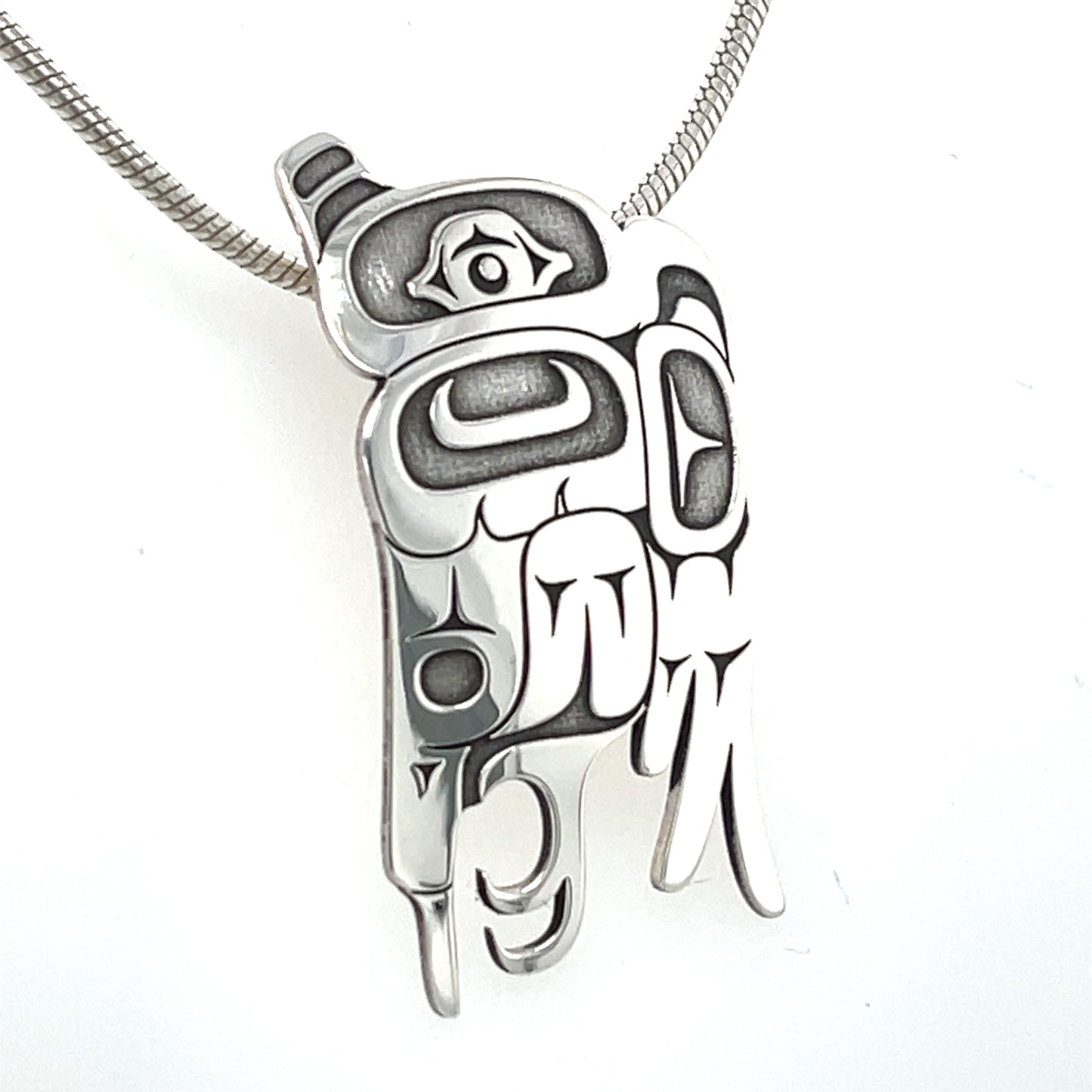 Pendant - Sterling Silver - Cutout - Eagle Spirit