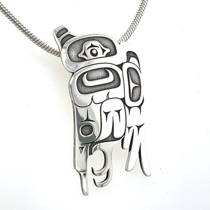 Pendant - Sterling Silver - Cutout - Eagle Spirit