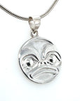 Pendant - Sterling Silver - Small - Round - Frog