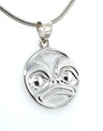 Pendant - Sterling Silver - Cast - Small - Round - Frog