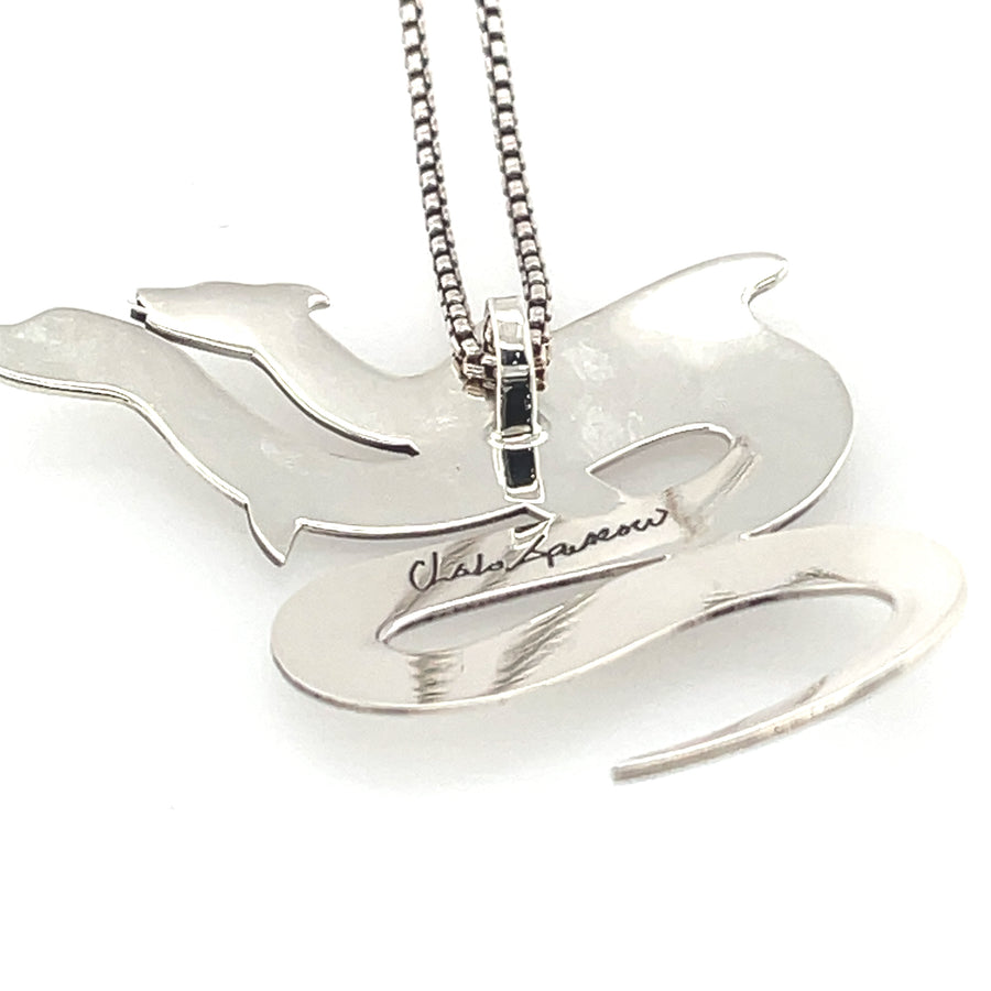 Pendant - Sterling Silver - Cutout - Double-headed Sepent
