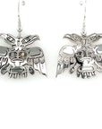 Earrings - Sterling Silver - Cutout - Double Eagle