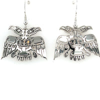 Earrings - Sterling Silver - Cutout - Double Eagle