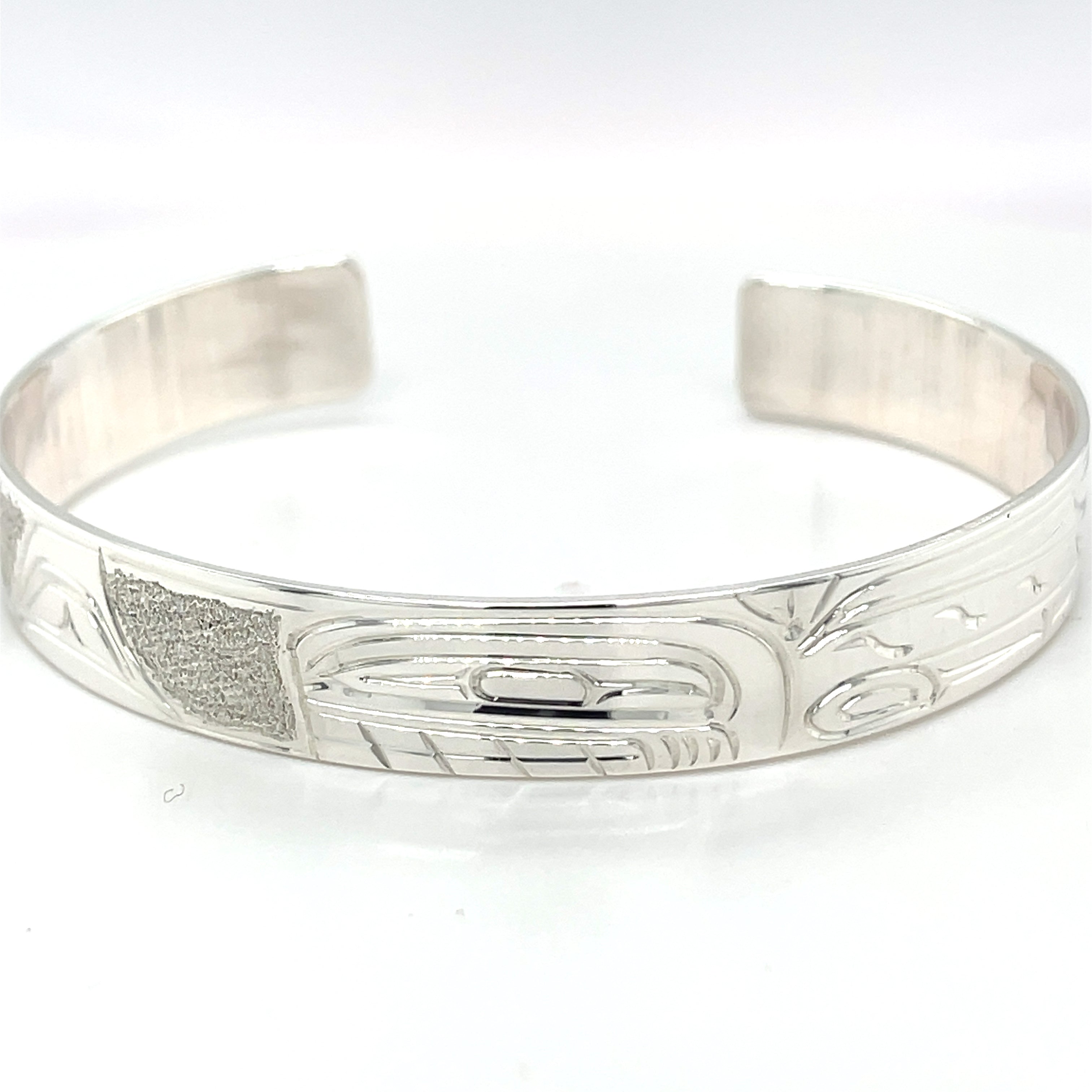 Bracelet - Sterling Silver - 3/8&quot; - Orca Pod
