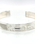 Bracelet - Sterling Silver - 3/8" - Orca Pod