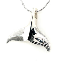 Pendant - Sterling Silver - Whale Tail
