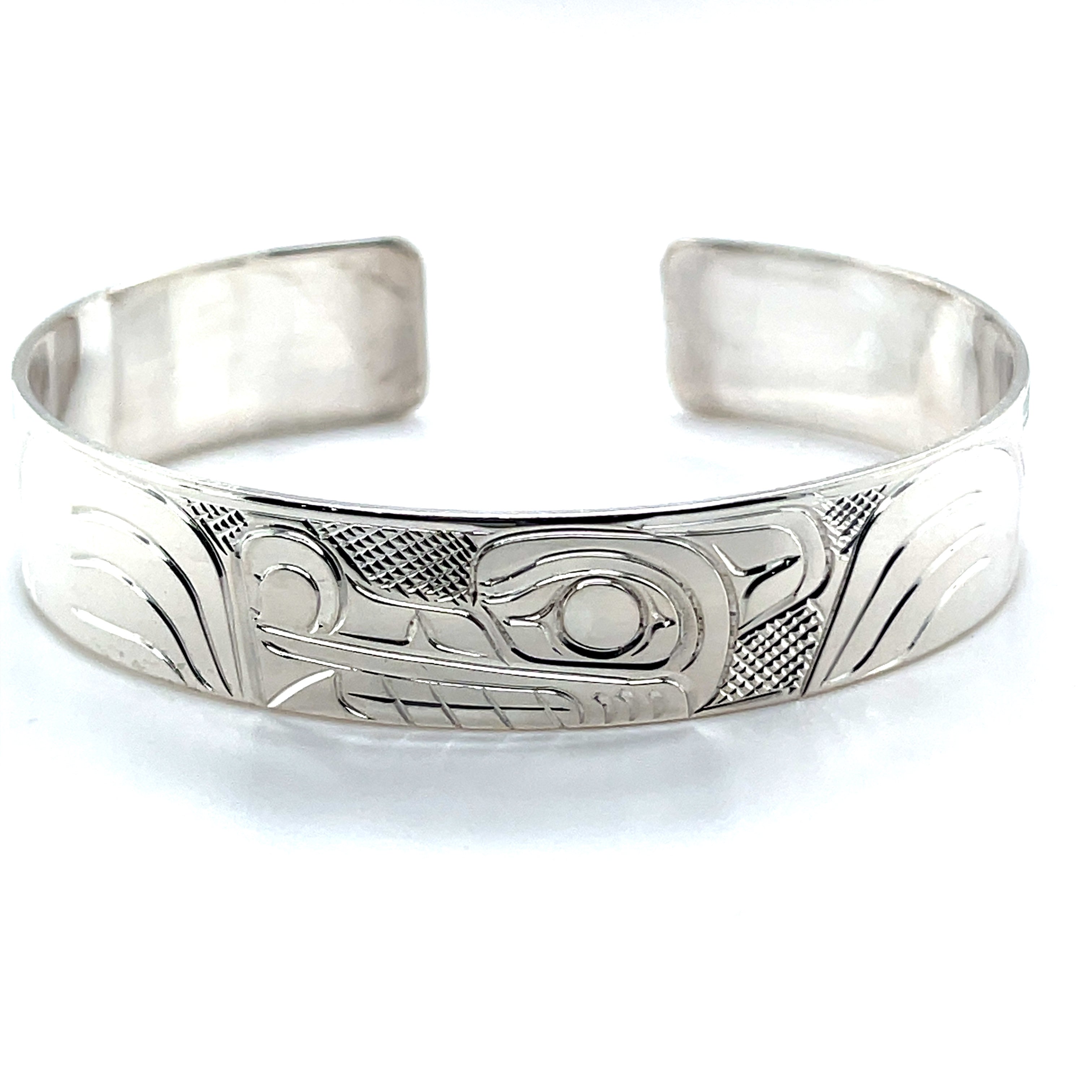Bracelet - Sterling Silver - 1/2&quot; - Wolf