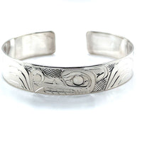 Bracelet - Sterling Silver - 1/2" - Wolf