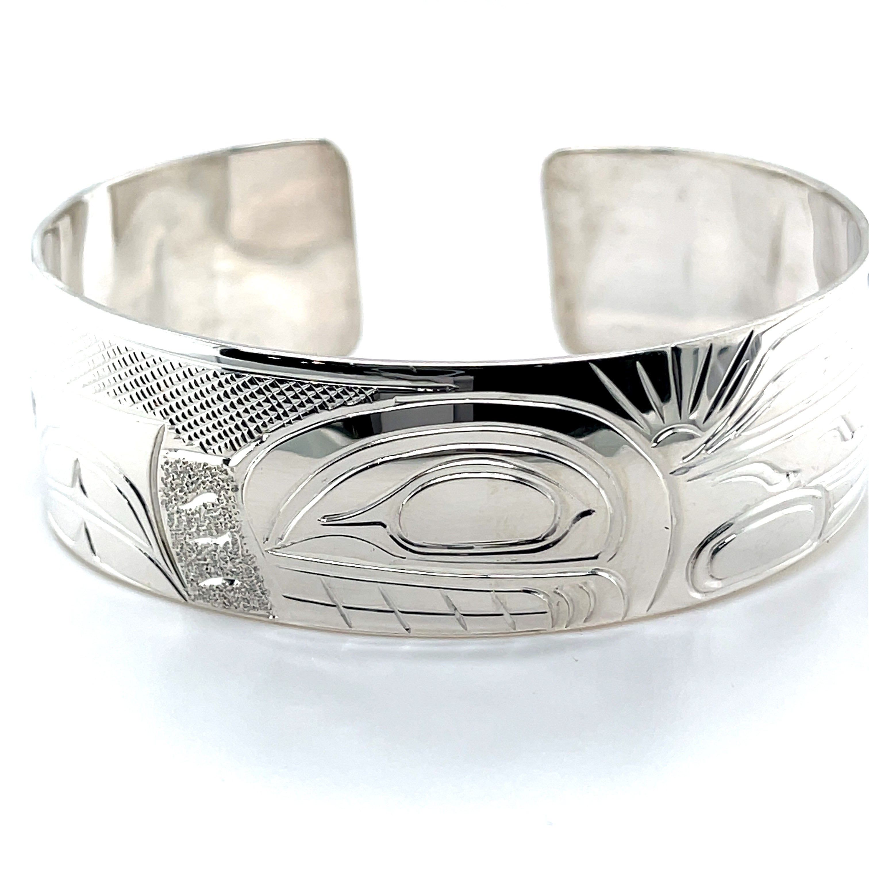 Bracelet - Sterling Silver - 3/4&quot; - Orca