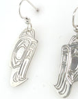 Earrings - Sterling Silver - Eagle - Cast