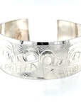 Bracelet - Sterling Silver - 1" - Wolf
