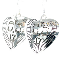 Earrings - Sterling Silver - Heart - Mousewoman - Large
