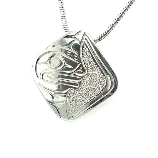 Pendant - Sterling Silver - Diamond - Moon