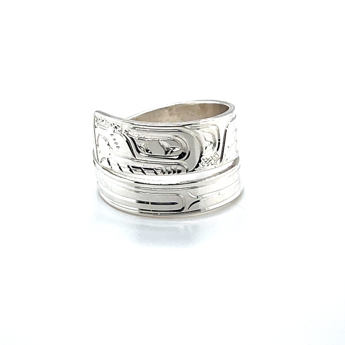 Ring - Sterling Silver - Wrap - Bear