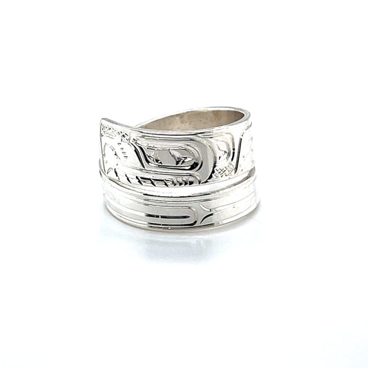 Ring - Sterling Silver - Wrap - Bear