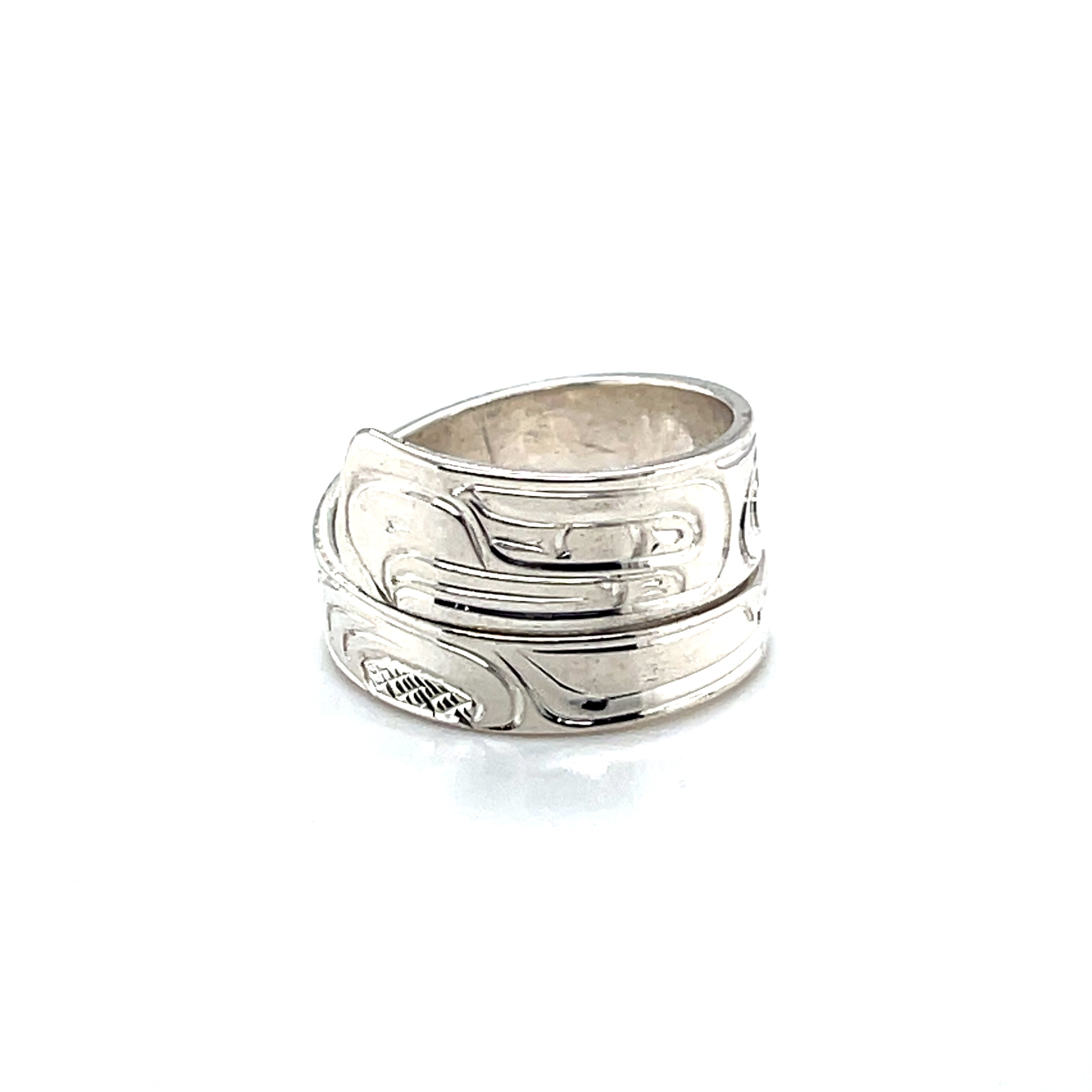 Ring - Sterling Silver - Wrap - Eagle - Size 6