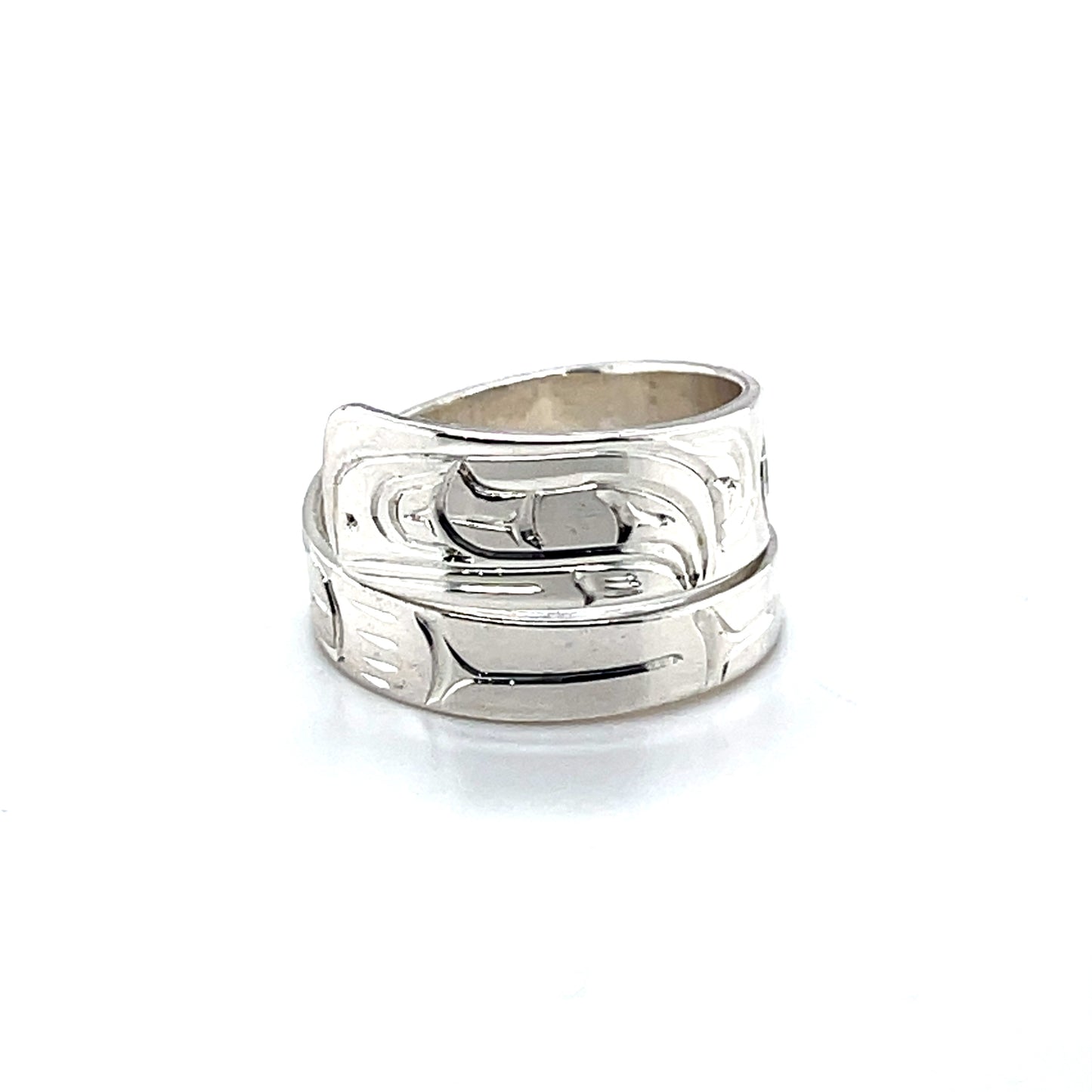 Ring - Sterling Silver - Wrap - Raven - Size 7.5